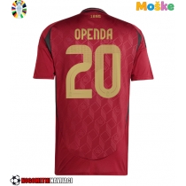 Moške Nogometnih dresov Belgija Lois Openda #20 Domači EP 2024 Kratki rokavi